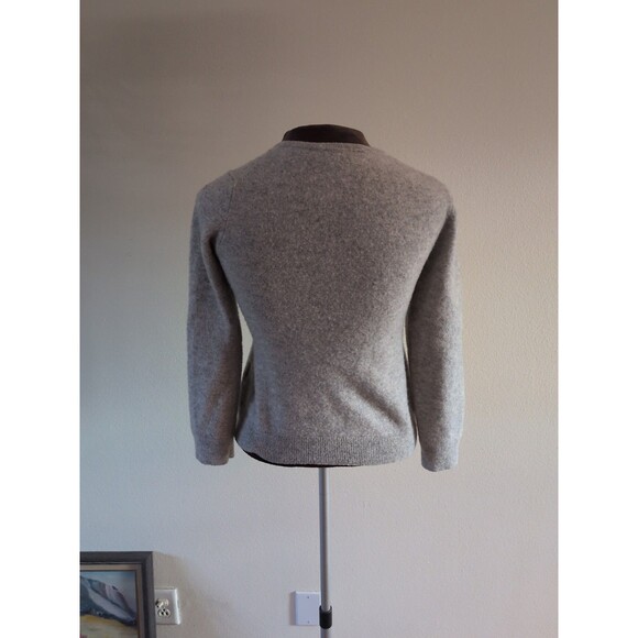 CHARTER CLUB 100% CASHMERE LUXURY CREW NECK SWEATER  MED FOG GRAY - Picture 3 of 9